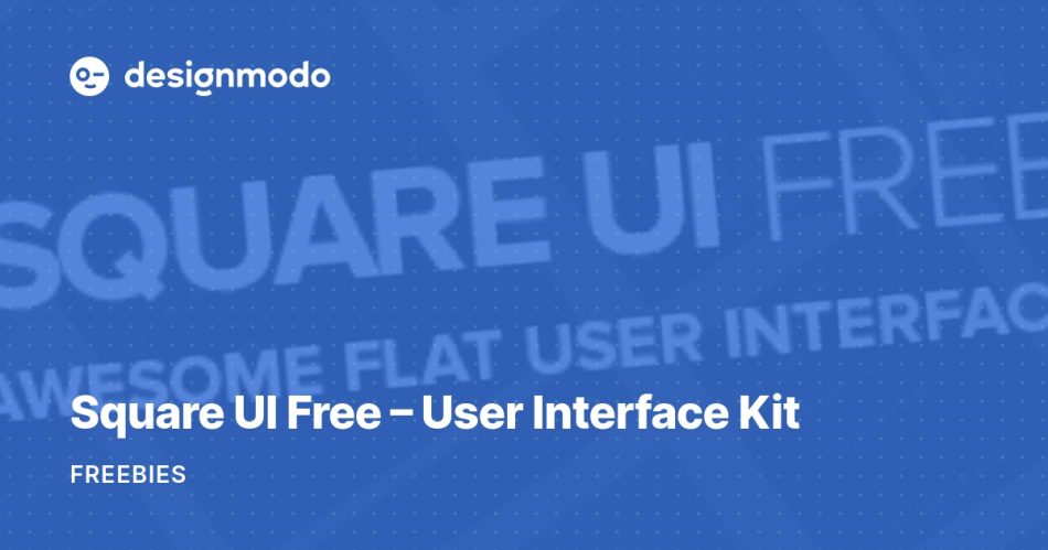 Square UI Free – User Interface Kit – Designmodo